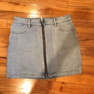 Kendall and Kylie denim skirt